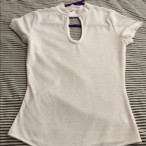 White Skin Tight One Piece